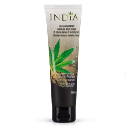 Защитный Крем для Рук с Конопляным Маслом, India Cosmetics, 100мл