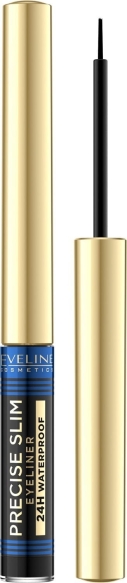 EVELINE Precise Slim Eyeliner do oczu - 48H Ultra-Wear 2.8 ml