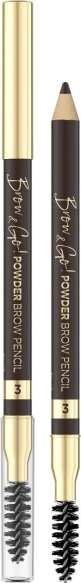 EVELINE Brow &amp; Go Pudrowa Kredka do brwi nr 03