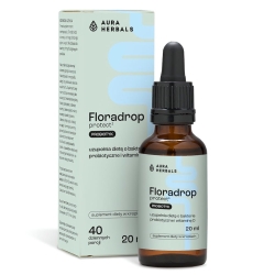 Floradrop protect, probiotyk, krople, Aura Herbals, 20 ml