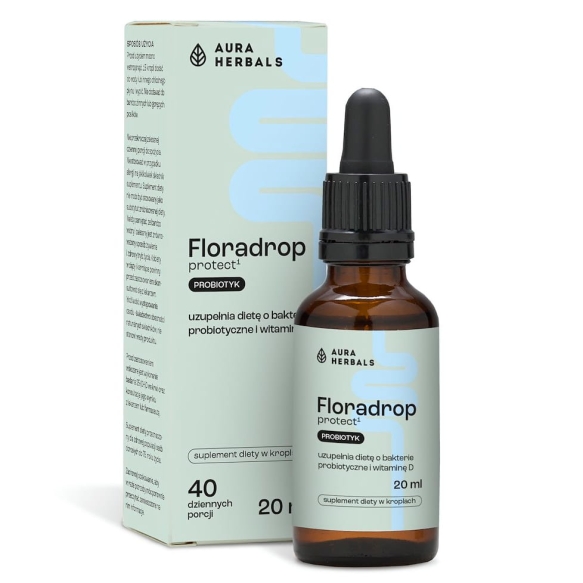 Floradrop Protect, Probiotic Drops, Aura Herbals, 20 ml