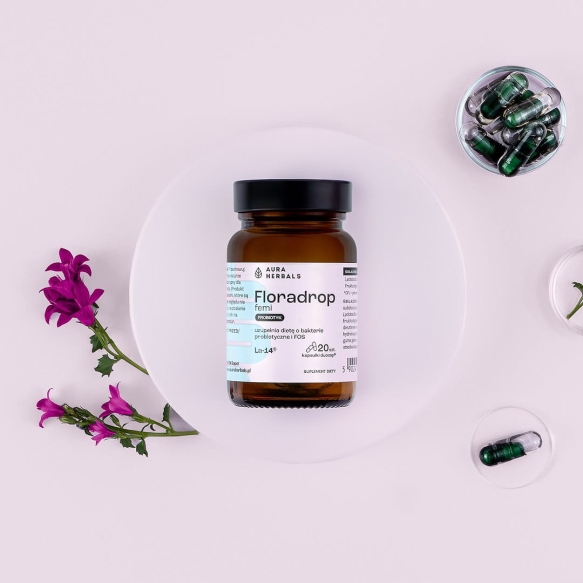 Floradrop femi, Probiotic, Aura Herbals, 20 capsules