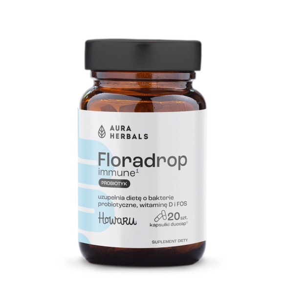 Floradrop immune, Probiotic, Aura Herbals, 20 capsules