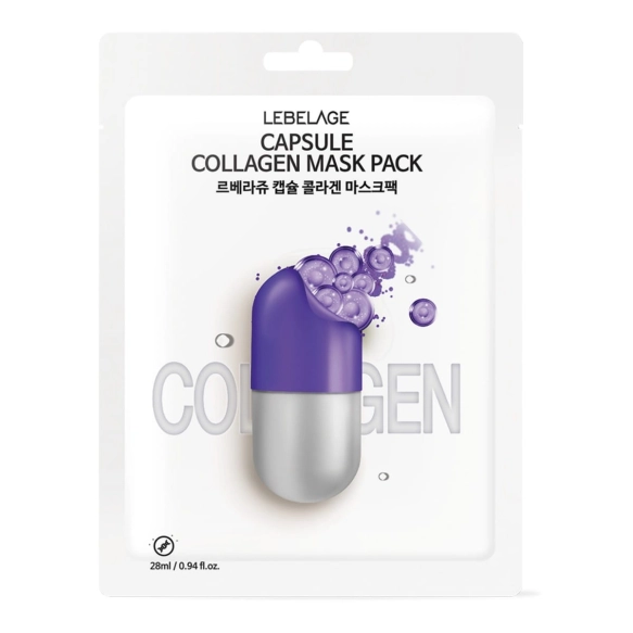 LEBELAGE Maseczka w pachcie Dr. Capsule Collagen