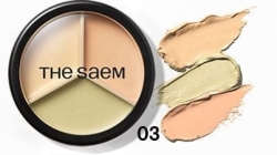SAEM Cover Perfection Korektor do twarzy Triple Pot 05 Dark Up Beige