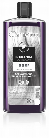 DELIA Cameleo Płukanka do włosów srebrna z wodą jaśminową 200 ml