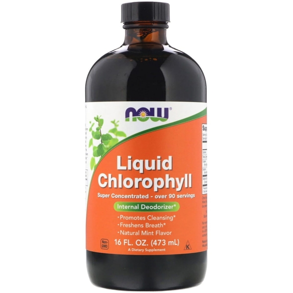 Chlorofil w Płynie Koncentrat NOW FOODS, 473ml