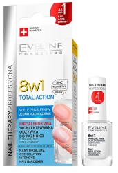 EVELINE Nail Therapy Professional Odżywka do paznokci Total Action 12 ml