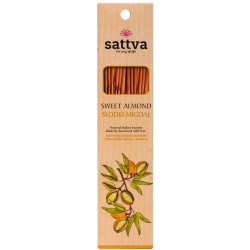Słodki Migdał Kadzidełka Naturalne Sattva Incense, 30g