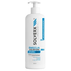 SOLVERX Atopic Skin Emulsja pod prysznic - łagodząca podrażnienia i przeciwzapalna, 500ml