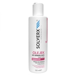 SOLVERX Sensitive Skin Olejek do demakijażu twarzy i oczu do cery wrażliwej, 150ml