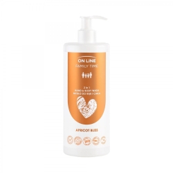 ON LINE Family Time Mydło do rąk i  ciała 2w1 - Apricot Bliss 500 ml