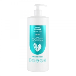 ON LINE Family Time Żel do mycia ciała ,włosów i twarzy 3w1 - Sublime Blossom  850 ml