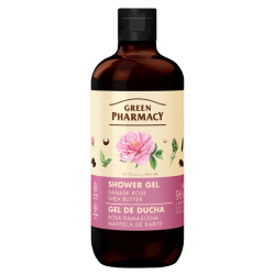 Żel pod prysznic Róża Damasceńska i Masło Shea, Green Pharmacy, 500ml