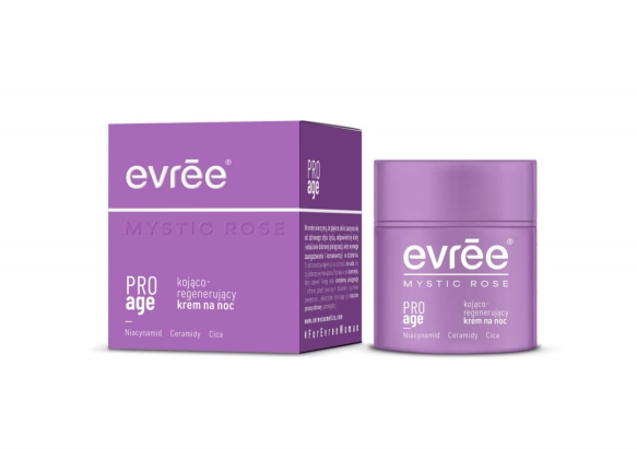 EVREE Mystic Rose Pro Age Kojąco-regenerujący krem na noc 50 ml