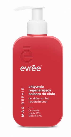 EVREE Max Repair Aktywnie regenerujący balsam do ciała do skóry suchej i podrażnionej 300 ml