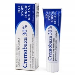Moisturising Cream 30% Urea, Semi-Rich Formula, CREMOBAZA, 30g