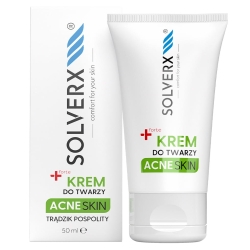SOLVERX Acne Skin Krem do twarzy przeciwtrądzikowy, 50ml
