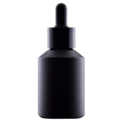 Butelka Szklana Czarna z Pipetą, 30 ml