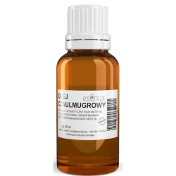 Olej Czaulmugrowy (Chaulmoogra), Nierafinowany, Esent, 20 ml