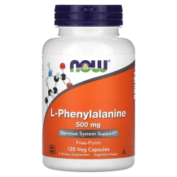 L-Phenylalanine 500mg, Now Foods, 120 Capsules