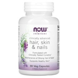 Комплекс для волос, кожи и ногтей, NOW Clinically Advanced Hair, Skin & Nails, 90 капсул