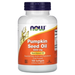 Pumpkin Seed Oil 1000 mg, Now Foods, 100 Softgels