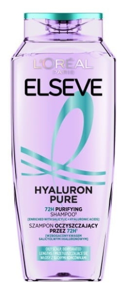 LOREAL ELSEVE Hyaluron Pure Szampon oczyszczający do włosów 400 ml