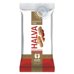Chałwa Słonecznikowa z Orzechami Ziemnymi, Złoty Wiek, 270g