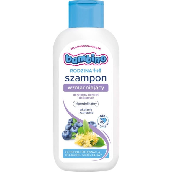 BAMBINO Rodzina Szampon wzmacniajacy do włosów cienkich