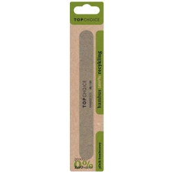 Pilnik do Paznokci Bambusowy 80/120 - Prosty (78255), Top Choice