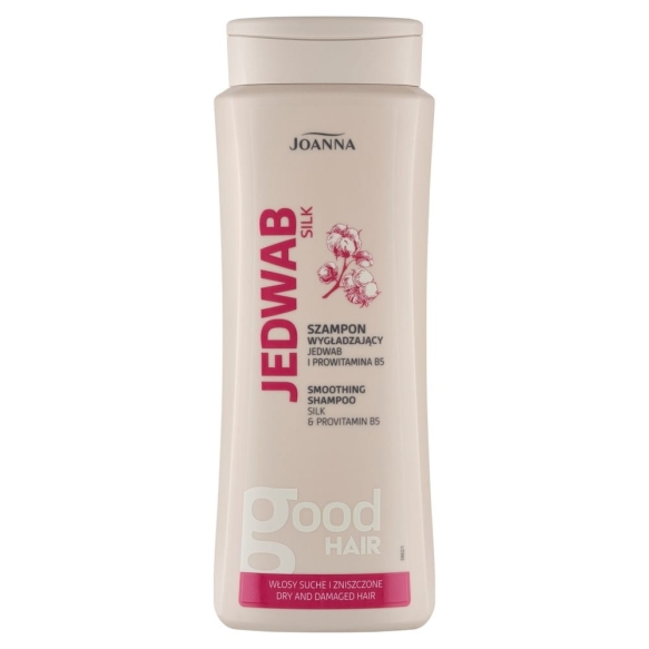 JOANNA Jedwab Silk Szampon wygładzający do włosów suchych i zniszczonych 400ml
