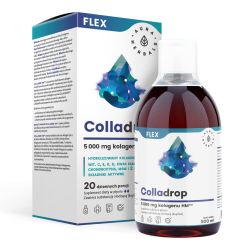 Colladrop Flex – Liquid Marine Collagen 5000 mg, Aura Herbals, 500ml