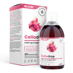 Colladrop Glow – Liquid Marine Collagen for Skin, Hair & Nails, Aura Herbals, 500ml