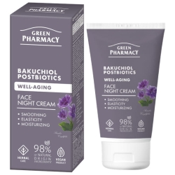 Bakuchiol i Postbiotyki Przeciwstarzeniowy Krem na noc GREEN PHARMACY, 50ml