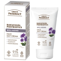 Bakuchiol i Postbiotyki Przeciwstarzeniowy Krem na dzień, GREEN PHARMACY, 50ml