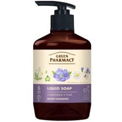 Chamomile & Flax Liquid Hand Soap, Green Pharmacy, 460ml