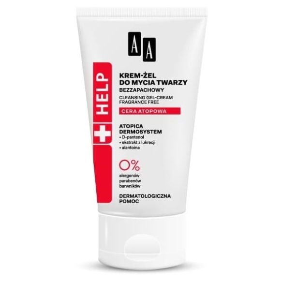AA HELP Cera Atopowa Krem-żel do mycia twarzy  125ml