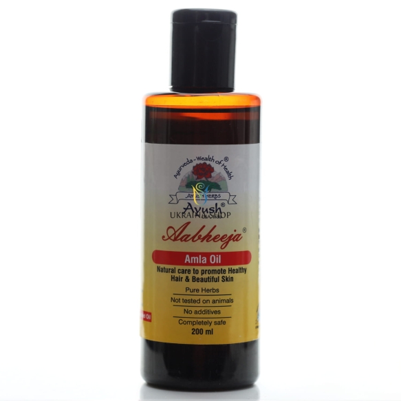 Ajurwedyjski Olejek Amla do Ciała i Włosów Ayush, 200ml-1