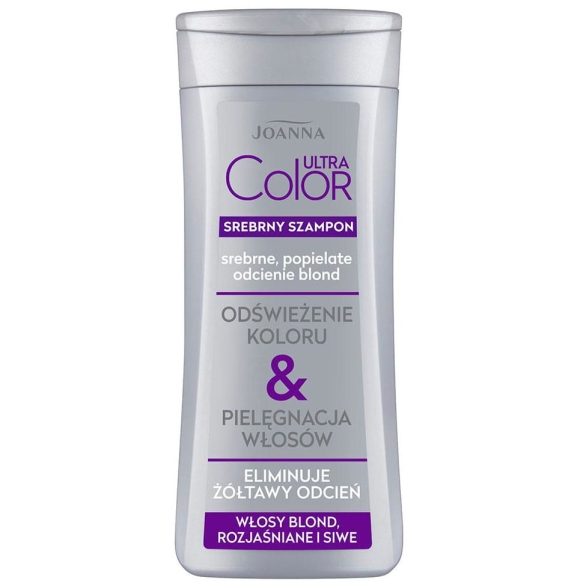 JOANNA Ultra Color Szampon - srebrne odcienie blond 200 ml