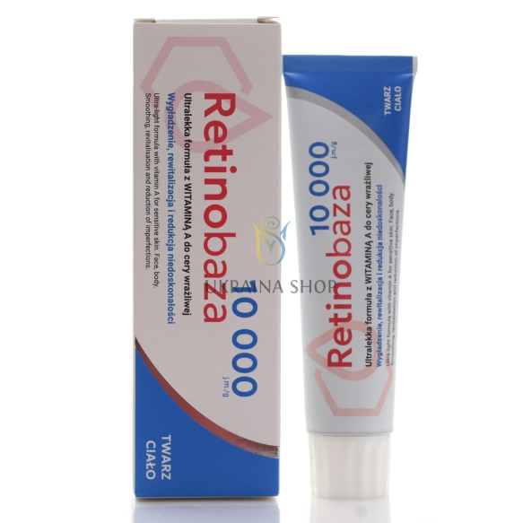 RETINOBAZA 10000 Ultralekka formuła kremu z Witaminą A, 30g