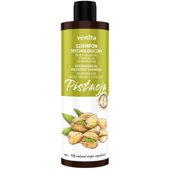 VENITA Szampon trychologiczny do włosów przetłuszczających Pistacja 300 ml