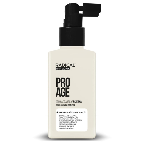 RADICAL HAIR CLINIC Pro Age Wcierka odmładzająca do włosów dojrzałych Kerascalptm &amp; Baicapiltm