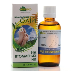 Масло для усталых ног, 100% натуральное, Адверсо