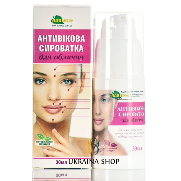 Anti-aging face serum, Adverso, 30 ml