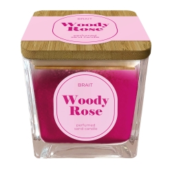 BRAIT Świeca piaskowa Woody Rose 130 g