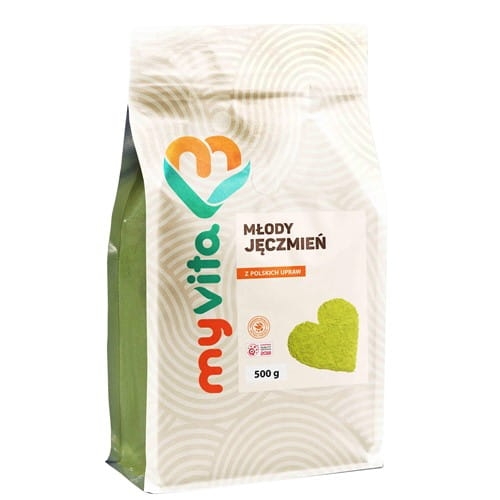 Young Barley BIO Powdered Grass, Myvita-500