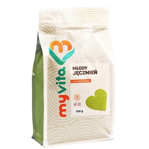 Young Barley BIO Powdered Grass, Myvita-100