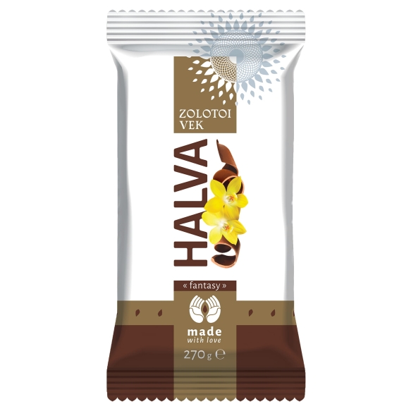 Sunflower Halva Cocoa Golden Age, 270g