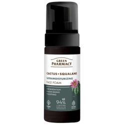Ultranawilżająca Pianka do mycia twarzy Kaktus + Skwalan, GREEN PHARMACY, 150ml